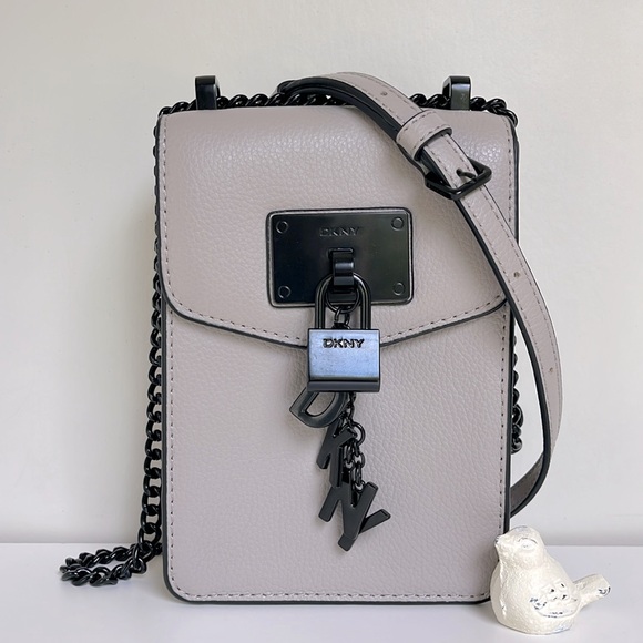 Handbags - DKNY Elissa North South Leather Crossbody